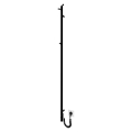 Radiador para casa de banho RAY 35W/230V 150x30 cm IP44 inox/preto