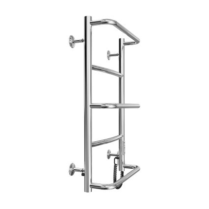 Radiador-toalheiro LUX 65W/230V 66x42 cm inox/cromo brilhante, ligação à direita