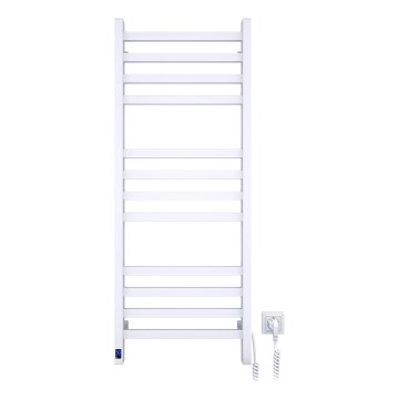 Radiador toalheiro para casa de banho com termóstato AVANGARD 227W 120x48cm branco, lado direito