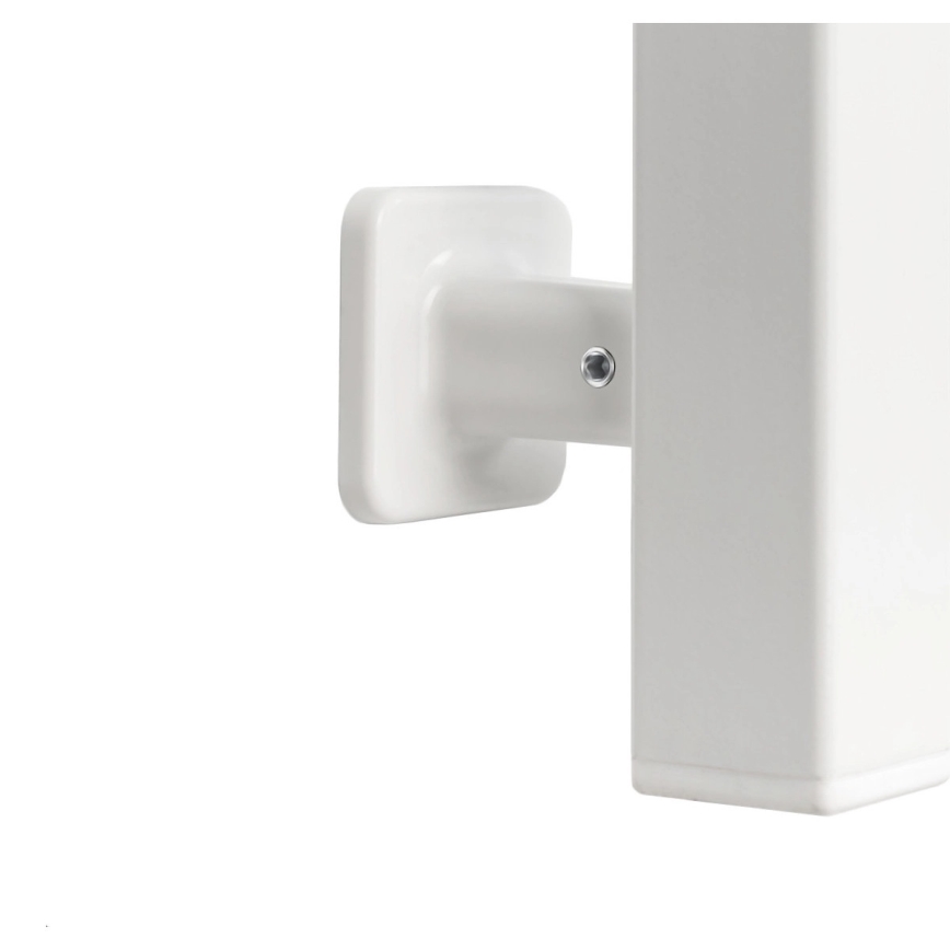 Toalheiro aquecido para casa de banho com termóstato AVANGARD 251W/230V 80,6 cm IP44 branco, ligação à esquerda, perfil quadrado