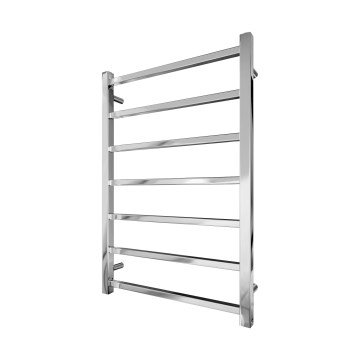 Radiador toalheiro tipo escada para casa de banho INOX TOKIO 161W/230V 77x53 cm aço inoxidável/cromado brilhante