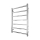 Radiador toalheiro tipo escada para casa de banho INOX TOKIO 161W/230V 77x53 cm aço inoxidável/cromado brilhante