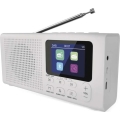 Rádio DAB DAB+ FM 3W/5V/4xAA branco