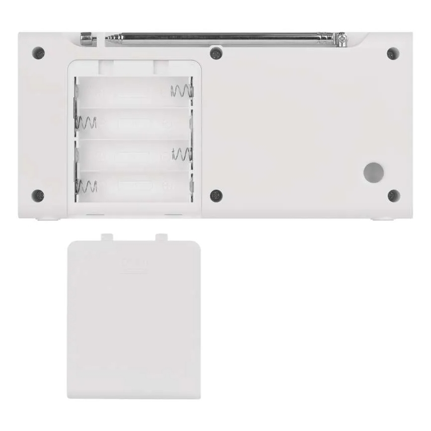 Rádio DAB DAB+ FM 3W/5V/4xAA branco