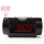 Rádio-despertador com visor LED e projetor 230V