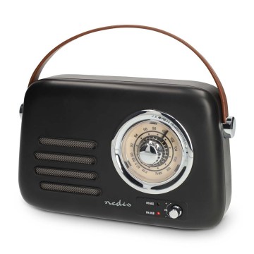 Rádio retro FM 3W/5V 1500 mAh