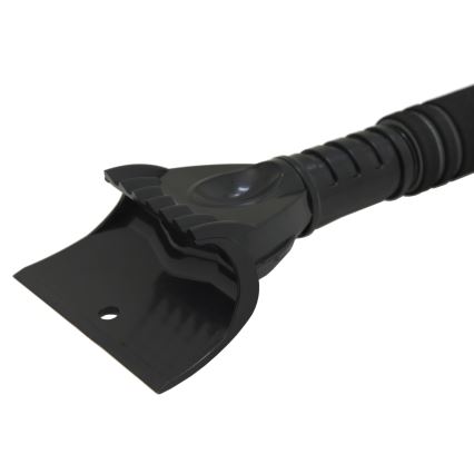 Raspador telescópico de carro com vassoura 100 cm preta/prata