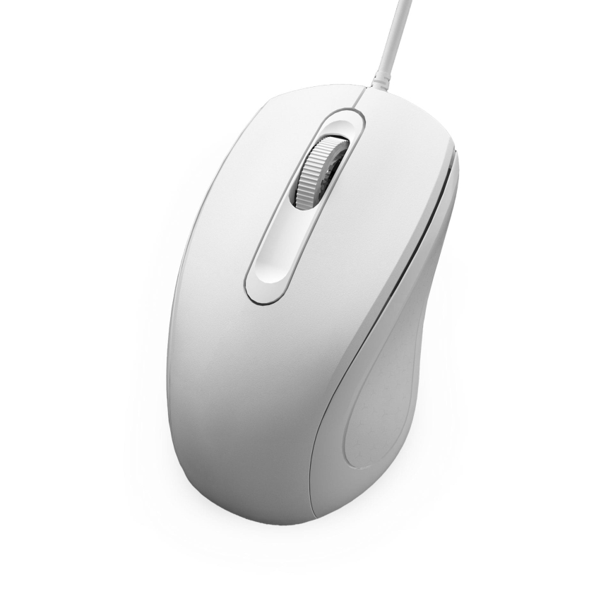 Rato com fios 1200 DPI branco