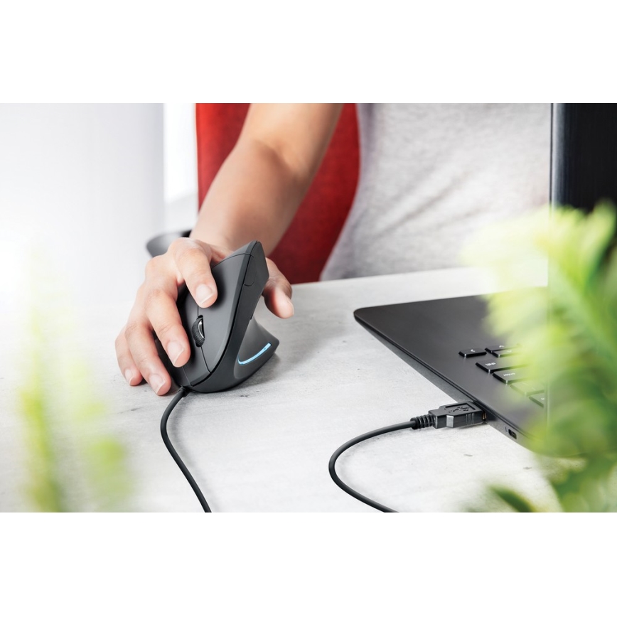 Rato ergonómico 1000/1600 DPI 6 botões