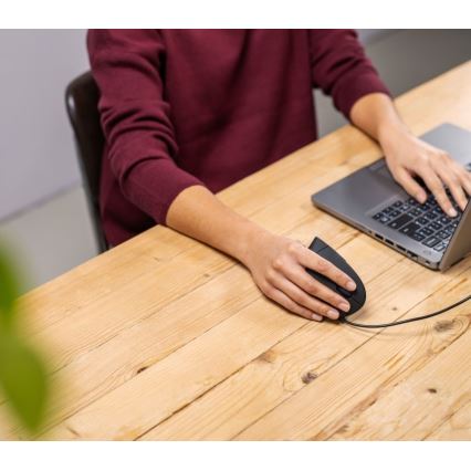 Rato ergonómico 1000/1600 DPI 6 botões