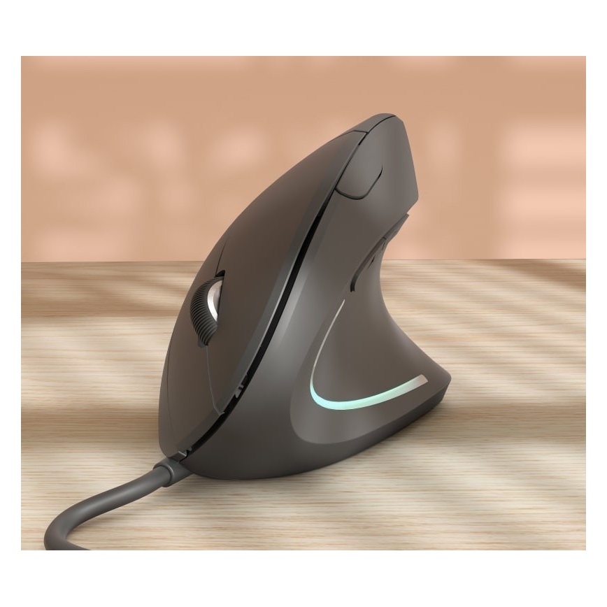 Rato ergonómico 1000/1600 DPI 6 botões