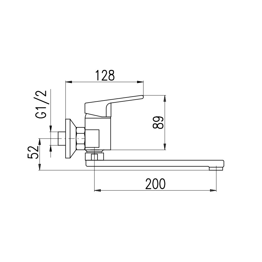 RAV Slezák CO101.5/23Z - Misturador para lavatório COLORADO cm dourado brilhante