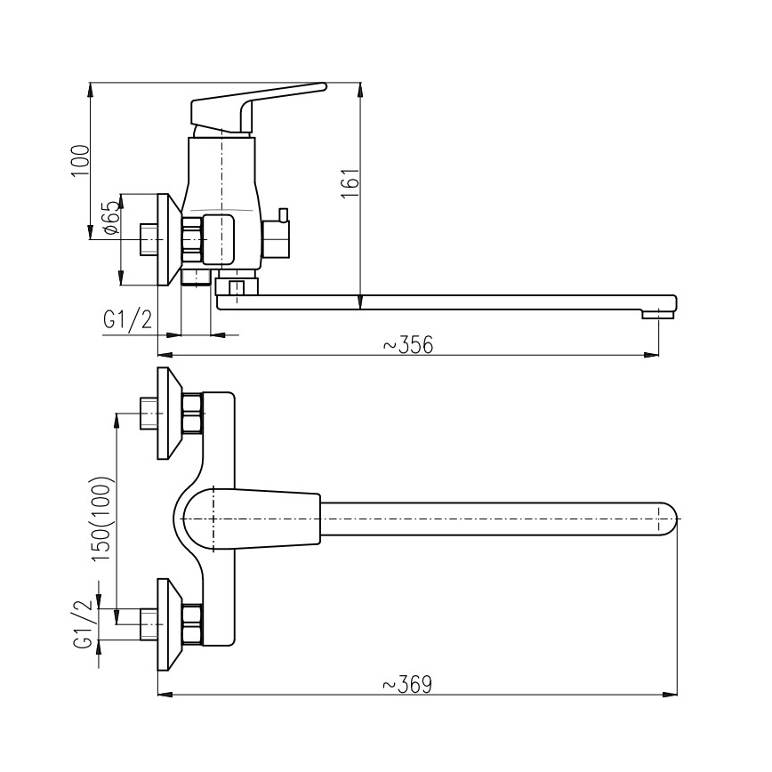 RAV Slezák CO153.5 - Misturador para banheira COLORADO cromado brilhante