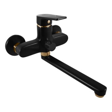 RAV Slezák CO153.5CMATZ - Misturador de banheira COLORADO preto/dourado