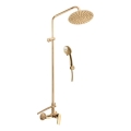 RAV Slezák CO182.5/7Z - Conjunto de duche com misturador COLORADO, acabamento dourado brilhante