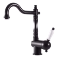 RAV Slezák L508.0/8CMAT - Misturador para cozinha/lavatório LABE RETRO 25,6 cm preto mate