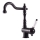 RAV Slezák L508.0/8CMAT - Misturador para cozinha/lavatório LABE RETRO 25,6 cm preto mate