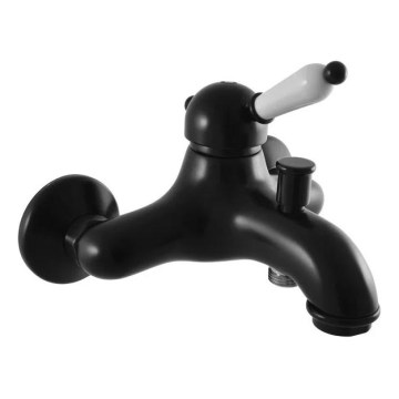 RAV Slezák L554.5CMAT - Misturadora de banheira LABE RETRO 13,7 cm preta fosca