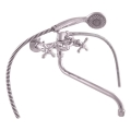 RAV Slezák MK153.5/1 - Conjunto de banheira com misturador MORAVA, cromo polido