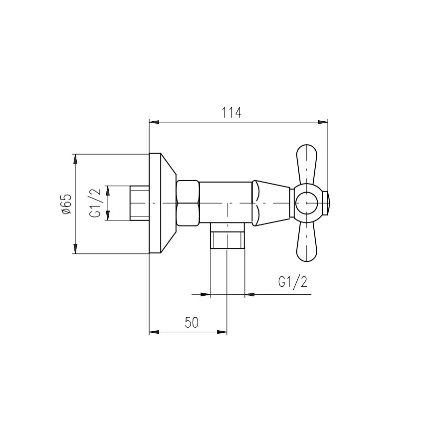 RAV Slezák MK180.5/2SM - Conjunto de duche com misturador MORAVA RETRO, latão envelhecido