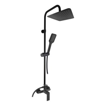 RAV Slezák NL182.5/7-04CMAT - Conjunto de duche com misturador NIL, acabamento preto mate