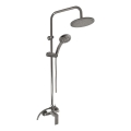 RAV Slezák NL182.5/7-1MGK - Conjunto de duche com misturador NIL, cinzento escovado