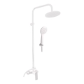RAV Slezák NL182.5/7BMAT - Conjunto de duche com misturador NIL branco mate