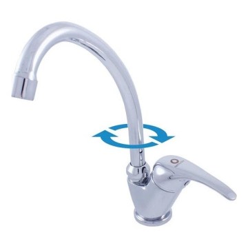 RAV Slezák SA006.0/1 - Misturadora de cozinha SAZAVA 26,1 cm, cromo brilhante