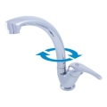 RAV Slezák SA006.0/3 - Misturador de cozinha SAZAVA 26,5 cm, cromado brilhante