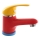RAV Slezák SAJ026.0 - Misturador para lavatório JUNIOR 11,4 cm vermelho/amarelo