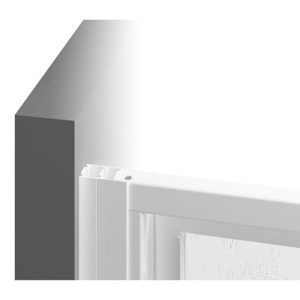 Ravak 00V701R211 - Portas de duche de três folhas SUPERNOVA 90x198 cm brancas