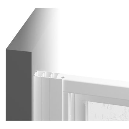Ravak 00V701R211 - Portas de duche de três folhas SUPERNOVA 90x198 cm brancas