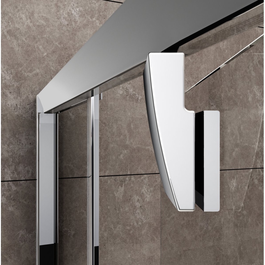 Ravak 37677U00Z1 - Cabine de duche quadrante de três painéis PIVOT 90x90 cm satinado