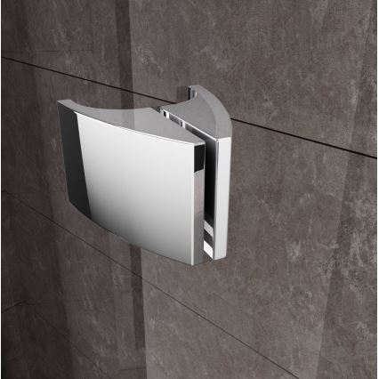 Ravak 37677U00Z1 - Cabine de duche quadrante de três painéis PIVOT 90x90 cm satinado