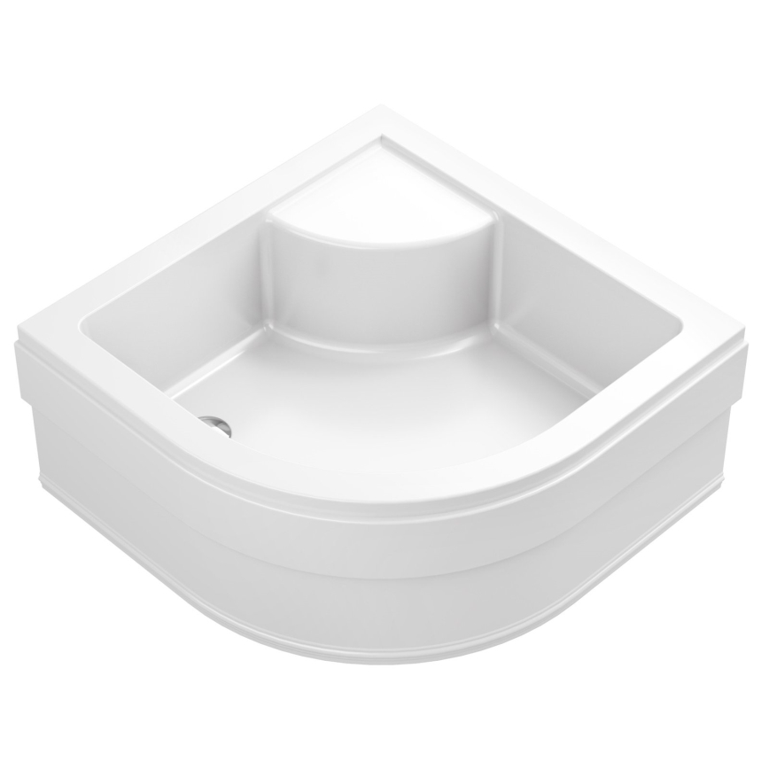 Ravak A217001020 - Base de duche quadrante SABINA 90x90 cm branca