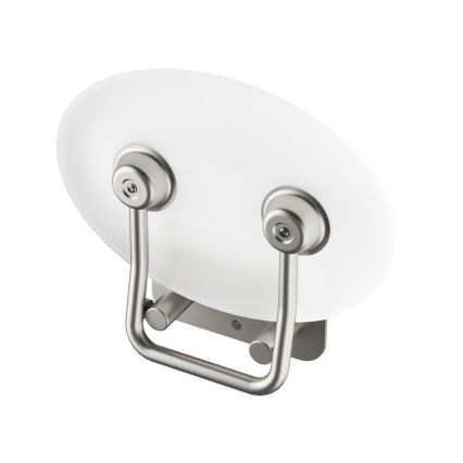 Ravak B8F0000048 - Assento de duche rebatível OVO em aço inoxidável