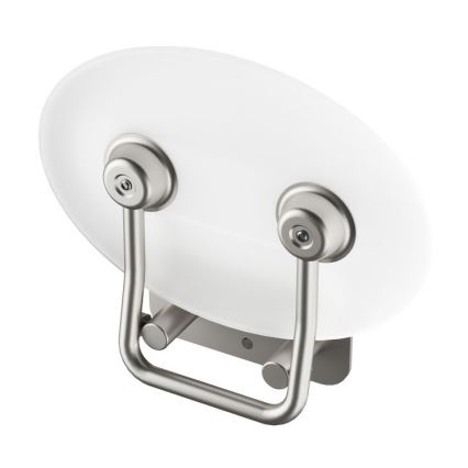 Ravak B8F0000049 - Assento de duche rebatível OVO em aço inoxidável