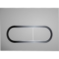 Ravak X01454 - Botão de descarga CHROME 24,7x16,5 cm cromado mate
