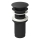 Ravak X01748 - Válvula de escoamento CLICK-CLACK para lavatório, diâmetro 6,6 cm, preta