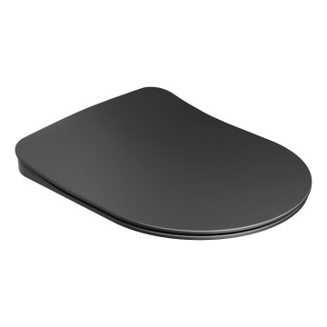 Ravak X01795 - Assento para sanita SoftClose CHROME preto