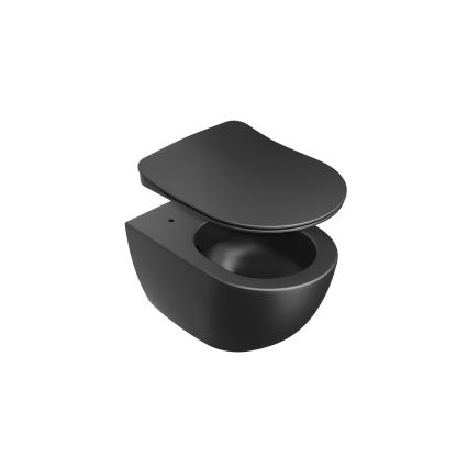 Ravak X01795 - Assento para sanita SoftClose CHROME preto