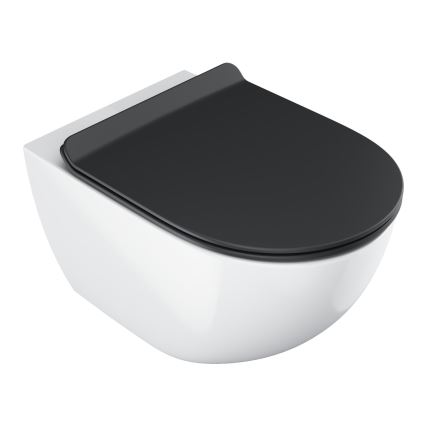Ravak X01862 - Assento de sanita SoftClose VITA SLIM preto