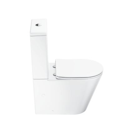 Ravak X01872 - Conjunto WC sem aro com assento SoftClose ELEGANT cerâmica/branco