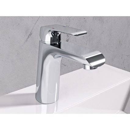 Ravak X070118 - Misturador de lavatório FLAT 15,1 cm cromado brilhante
