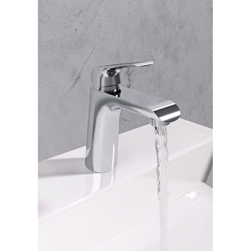 Ravak X070118 - Misturador de lavatório FLAT 15,1 cm cromado brilhante