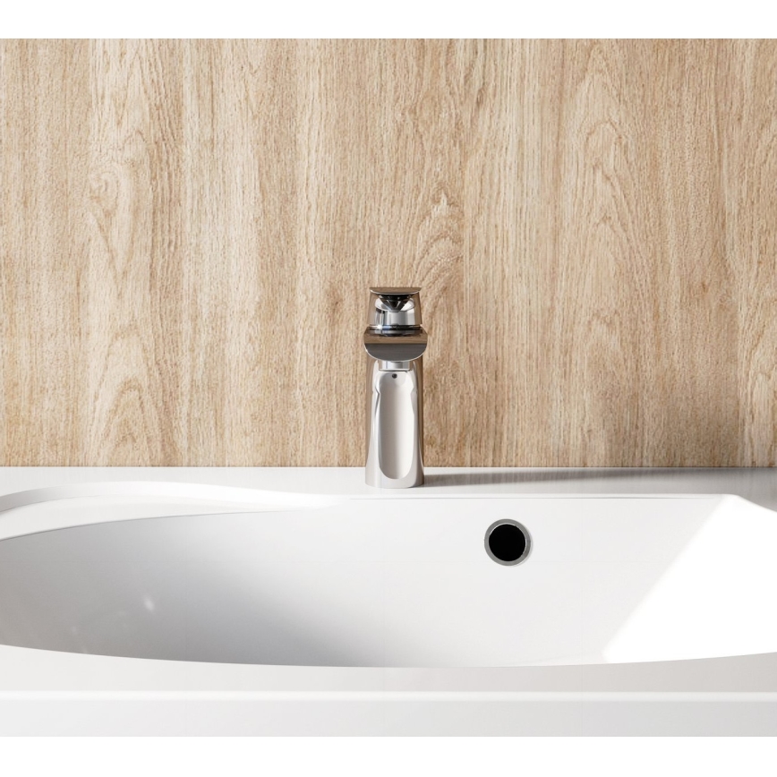 Ravak X070118 - Misturador de lavatório FLAT 15,1 cm cromado brilhante