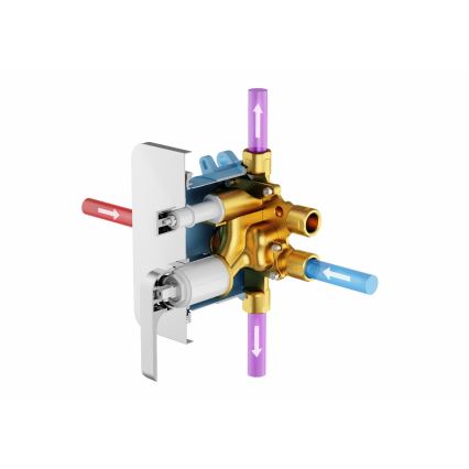 Ravak X070139 - Corpo base para misturadores encastrados R-BOX VARI 13,9x14,6 cm