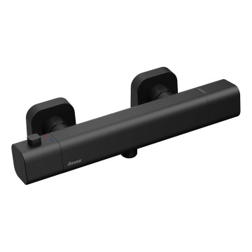 Ravak X070154 - Misturador termostático para duche FREE preto