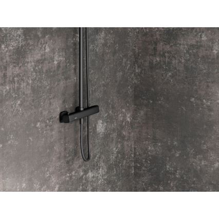 Ravak X070160 - Conjunto de duche com bateria termostática FREE preto