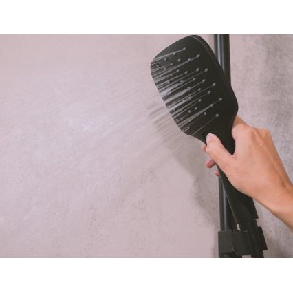 Ravak X070160 - Conjunto de duche com bateria termostática FREE preto